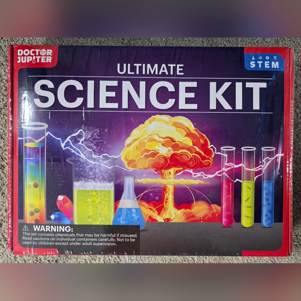 Ultimate Science Kit with Colorful Experiments